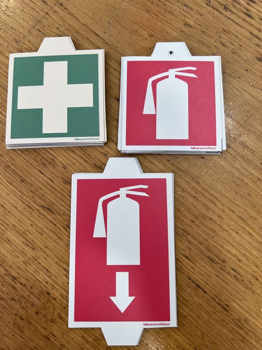 Lote 39 sinaléticas extintor - NOVO