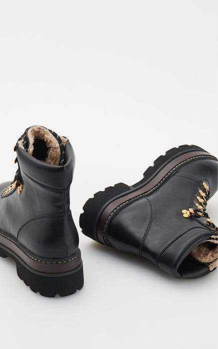 Ботинки жіночі зимові reserved на шнурівці