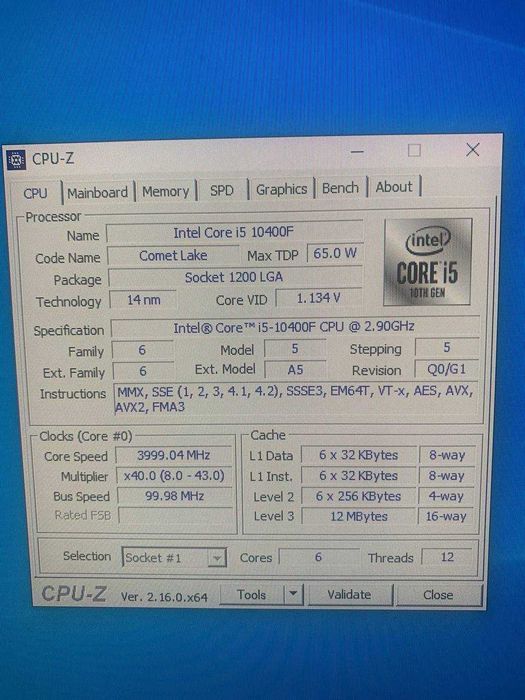 Игровой ПК 10400f, 16gb DDR4, RX5600xt, SSD Samsung