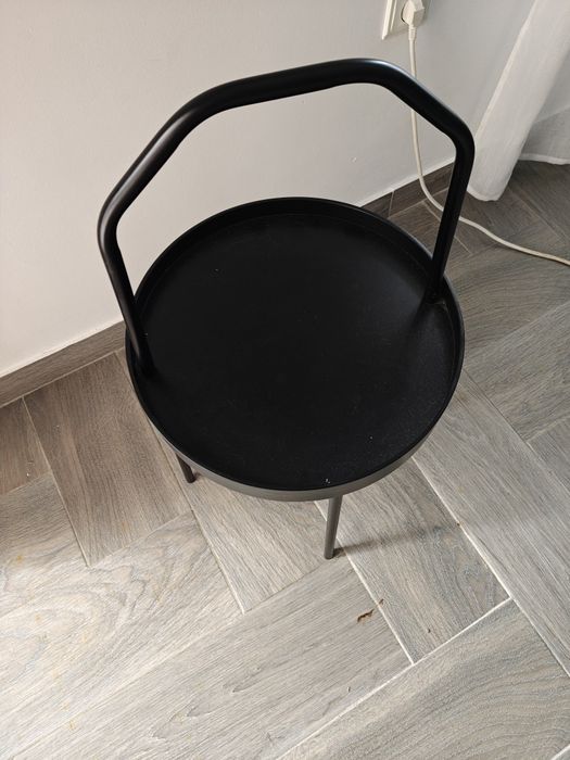 Mesa de apoio IKEA cor preta