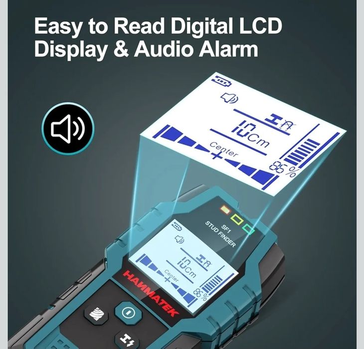 HANMATEK Detektor kołków SF1 4 w 1, elektroniczny czujnik kołków
