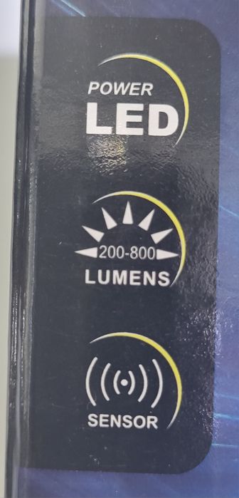 Lanterna LED com sensor de movimento