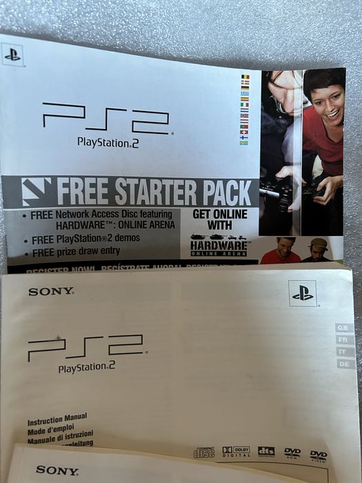 Manuais originais de PS2 como novos