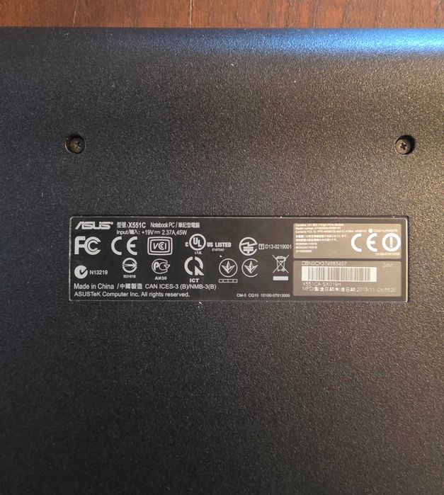 Notebook ASUS X551C 15,6"