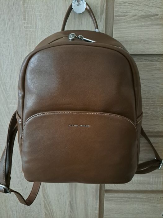 DJ DAVID JONES  skórzany plecak  New