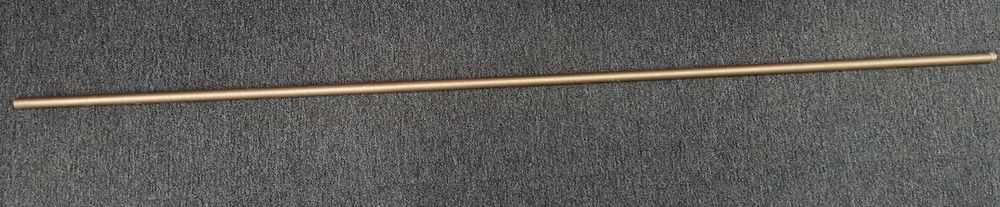 Varão oco / Tubo em latão, cor de cobre 170cm comprimento e 2cm diâmet