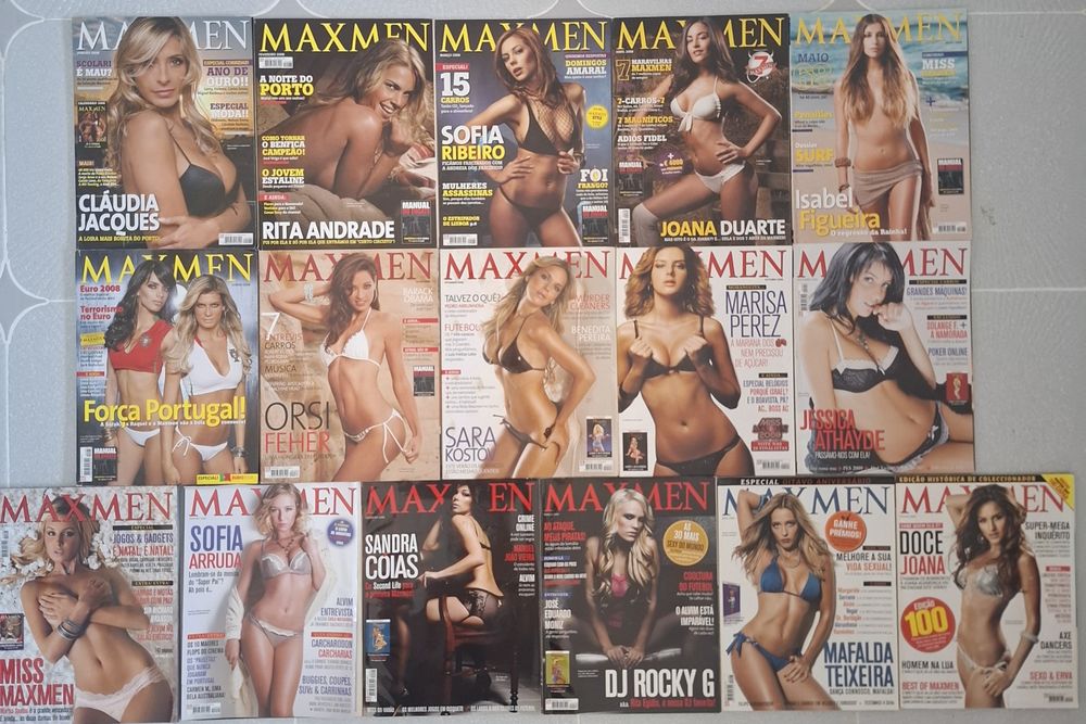 Revistas MAXMEN vários meses (valor por cada unidade)