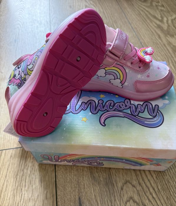 Buty dzieciece Unicorn świecące r.26