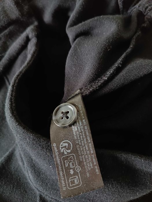 р 12-14 / 46-48-50 класні чорні стрейчеві штани широкі палацо Primark