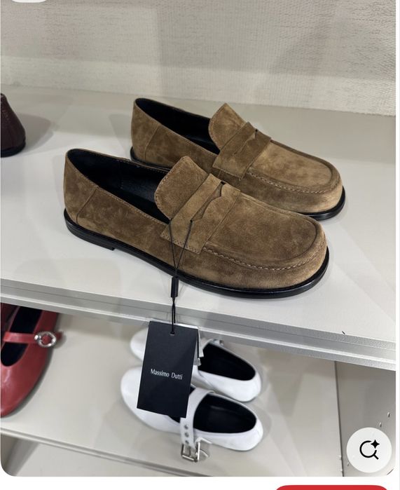 Топсайдери лофери туфлі балетки Massimo dutti 40