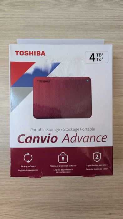 Зовнішній жорсткий диск Toshiba Canvio Advance 4TB | Portable Storage