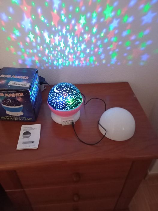 Projetor lâmpada de cabeceira