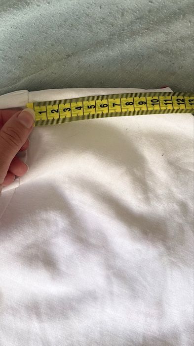 Дитяча вишиванка біла з вишивкою калини вільного крою 120, 128, 134