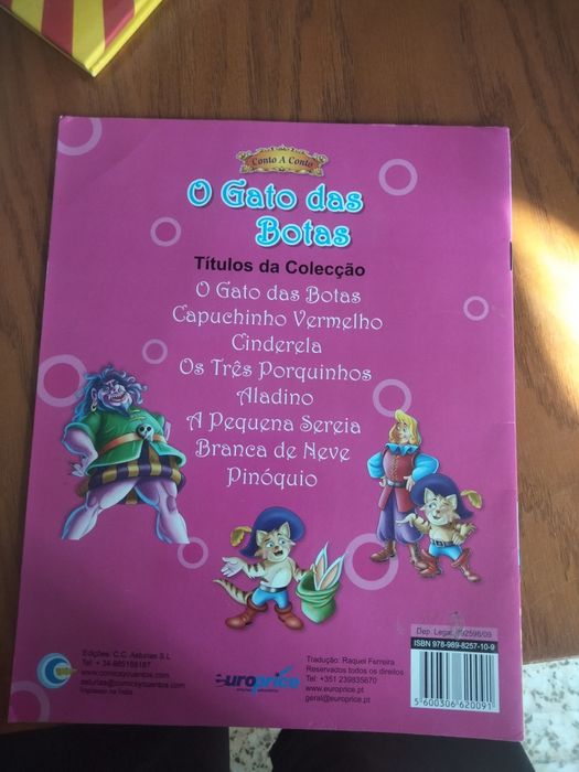 Livro " O gato das botas"