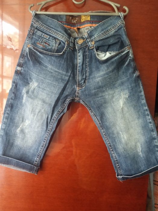 Джинсові бріджі.