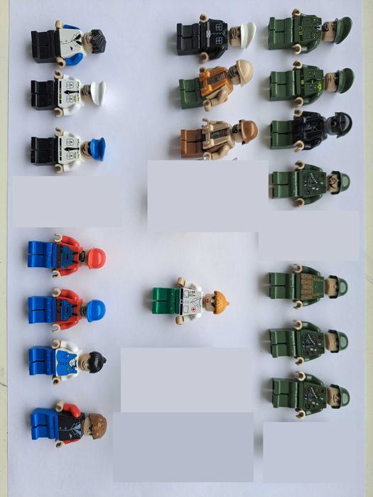 Figurki COBI Small Army i inne