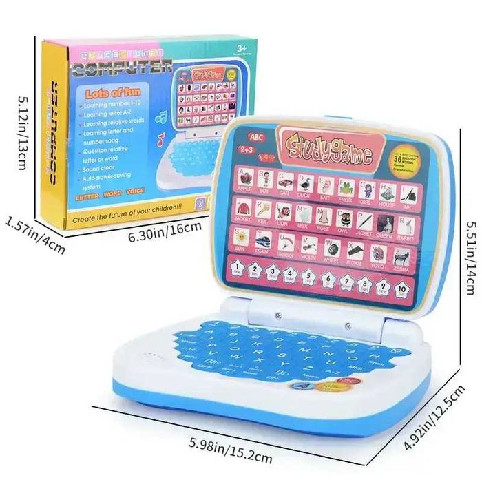 Детский ноутбук для изучения английского языка StudyGame AH-802Y