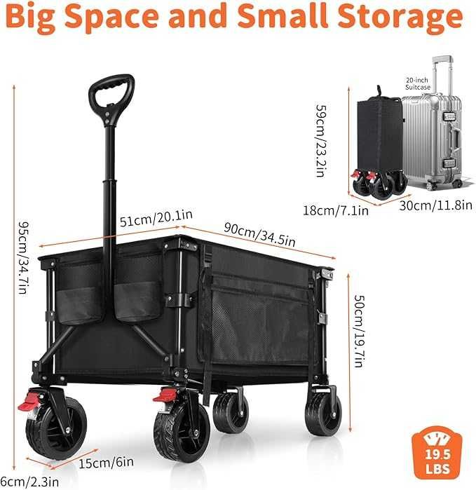 składany wózek kempingowy