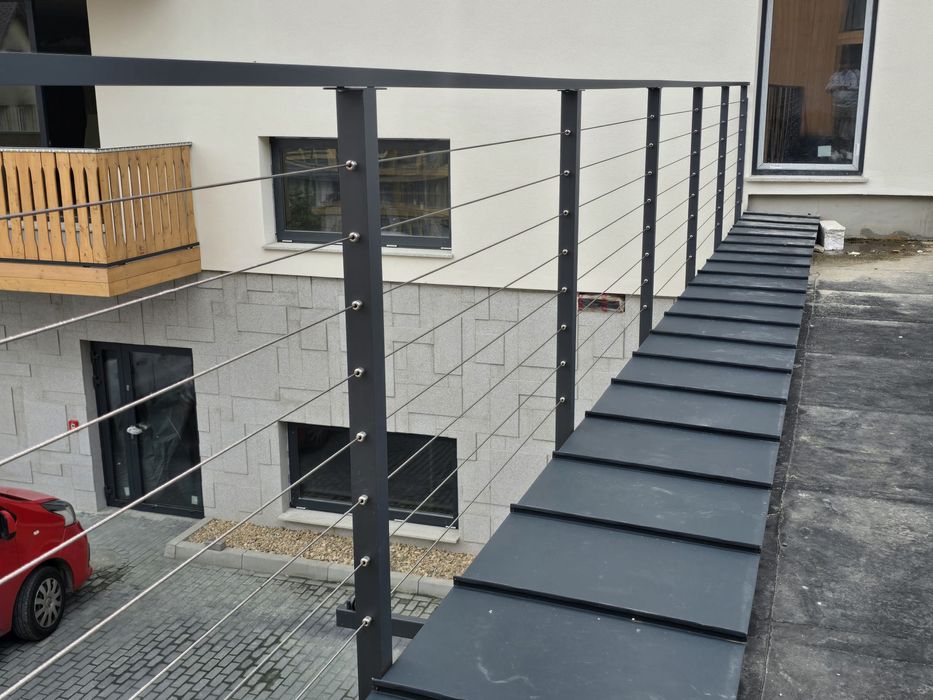 Balustrada linkowa – nowoczesna/ PRODUCENT/ na wymiar/ MONTAŻ