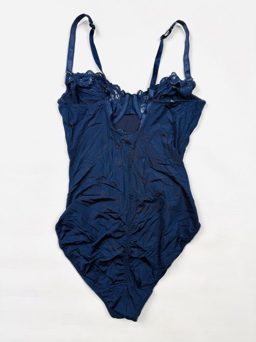 Body z biustonoszem 80B granatowe