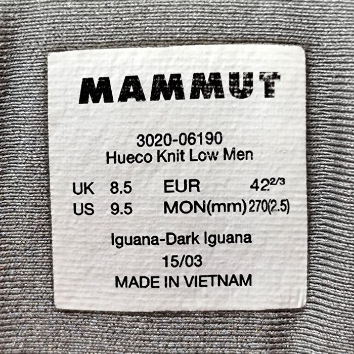 кросівки Mammut Hueco Knit 42.5р/27см
