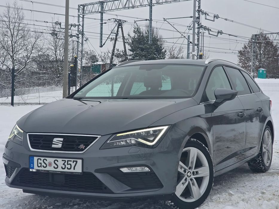 Seat Leon Sportstourer 2.0 150KM*FR*FullLED*Navi*Mode*Tylko157tyś*Serwis*2KplKół*Iwł*Jak Nowy