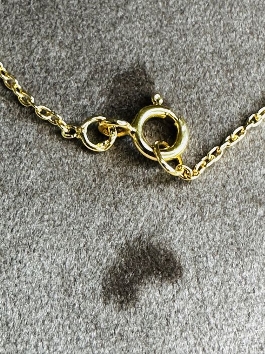 Fio Colar com contas de Viana em prata dourada