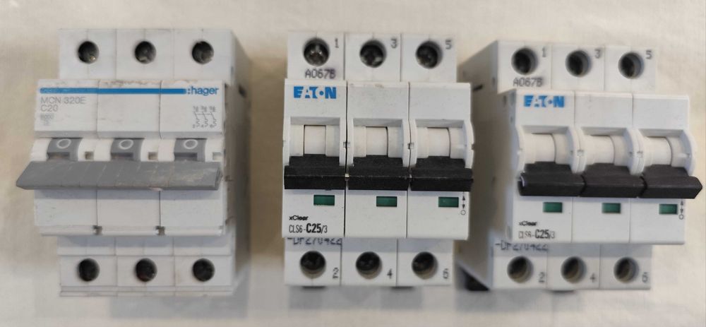 Wyłączniki nadprądowe 1P i 3P