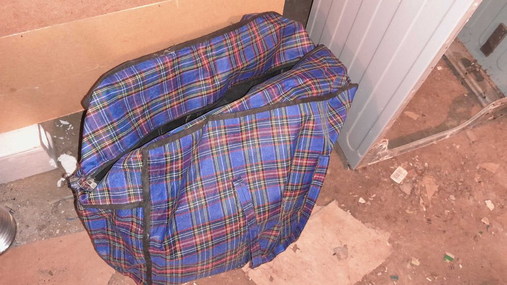 Сумка базарная хозяйственная большая плотная 40 литров