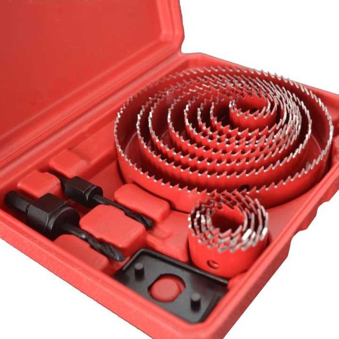 Zestaw otwornic do drewna NOWE solidne 16EL Frezy 19-127mm