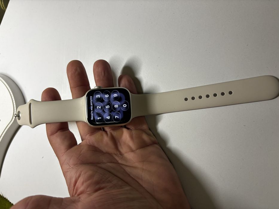 Apple Watch Series 7 45mm Starlight (GPS) / Чудовий стан / АКБ 87%
