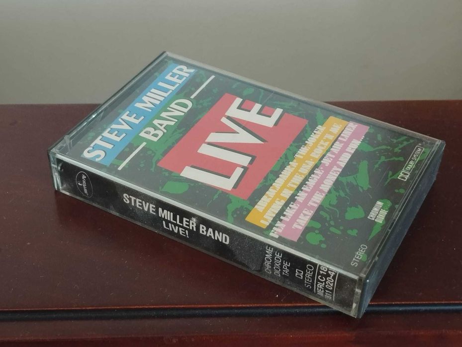 The Steve Miller Band "Live!" Cassete Audio