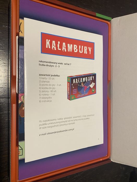Kalambury gra planszowa