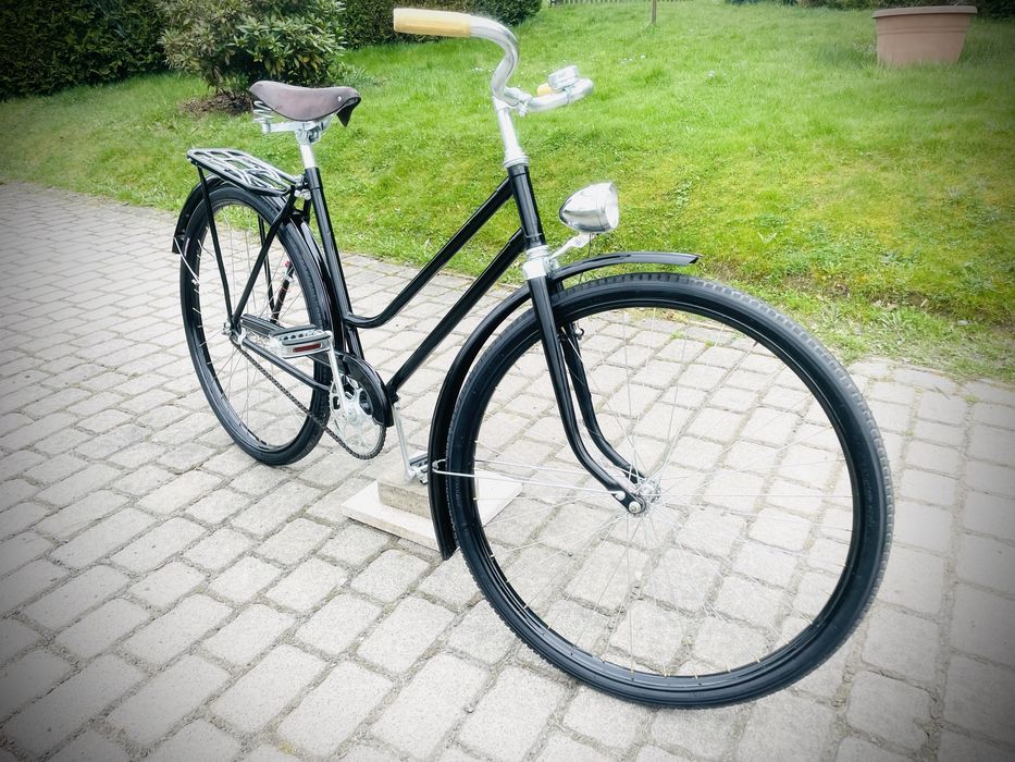Odrestautowwany zabytkowy rower PRL damka Unikat lata 50. Antyk
