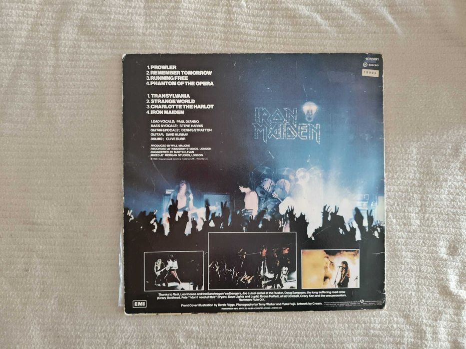 Vinil Iron Maiden (Primeiro Álbum) – Bom Estado (Raro)