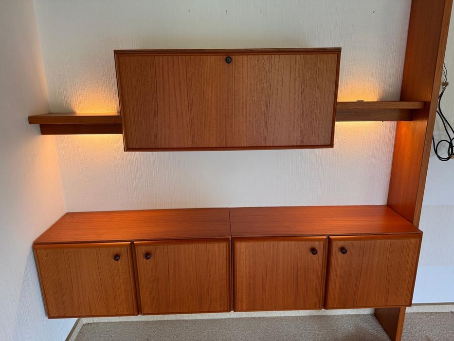 Skandynawska mebloscianka tekowa Stan bdb