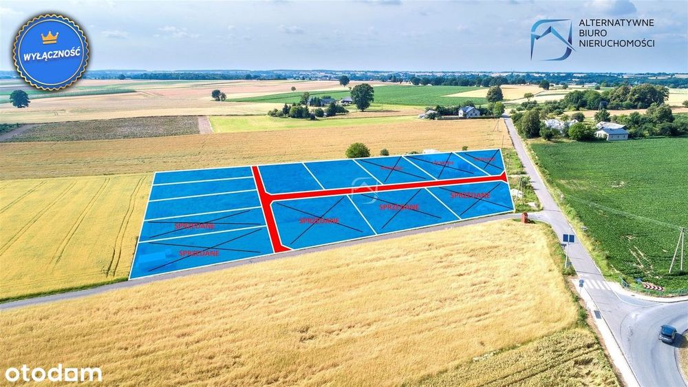 Działki usługowo-budowlane w Tomaszowicach Wieś