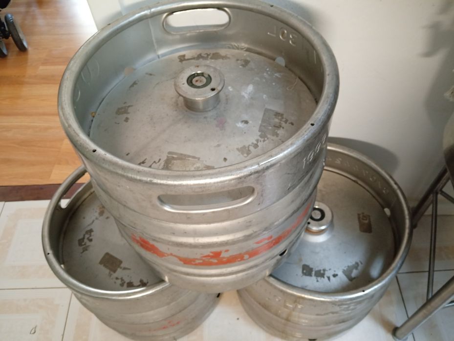 Barril inox 30L vazios