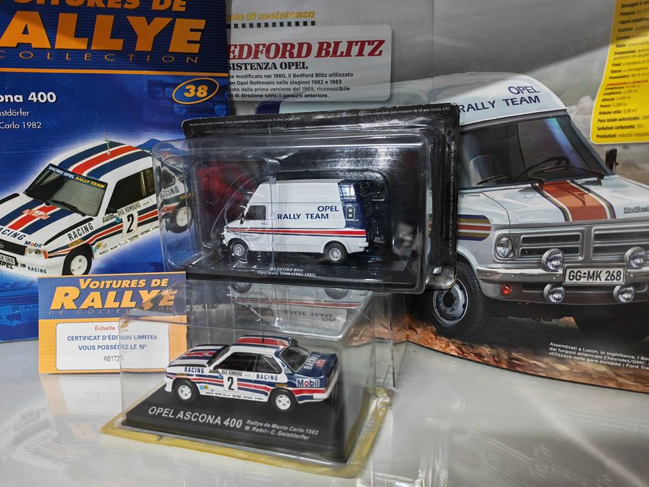Bedford Blitz + Opel Ascona 400 - Team Opel Rally - 1:43