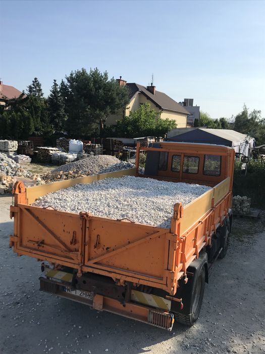 Grys Śmietankowy Biały Kamień do Ogrodu Kruszywo 8-16, 16-22 mm Opaska