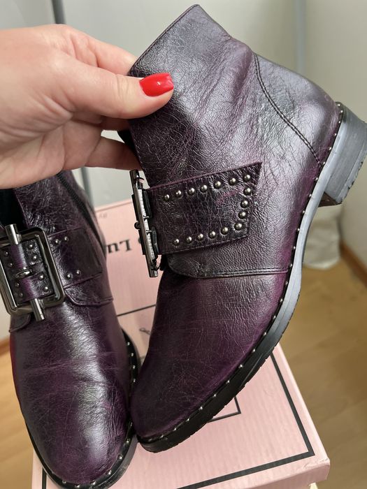 Ботильони Molka, нат.шкіра , 37р./24см ідеальний стан