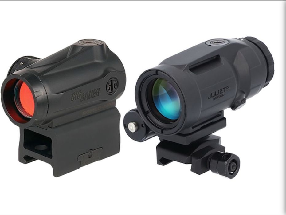 Колiматор Sig Sauer Romeo5 gen2 MOA та магнiфер Juliet5Х-Micro 5X22MM