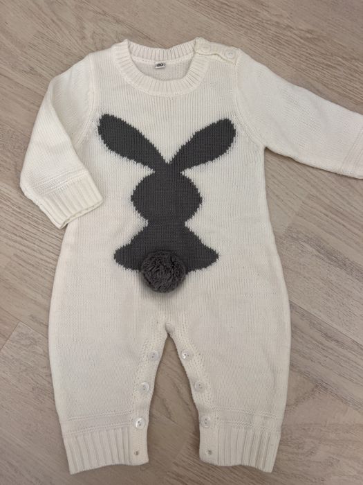 Человечек ромпер вязаный