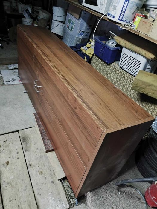 Duży Zestaw Mebli Biurowych: Biurko Narożne, Szafa 220cm + GRATIS