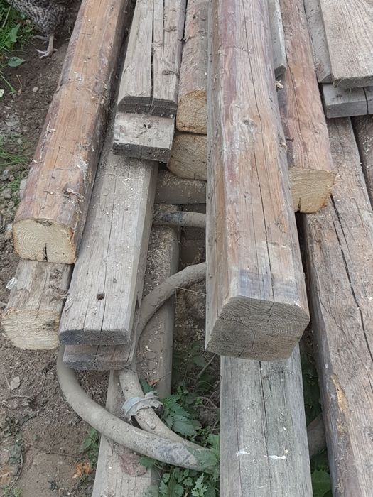 Słupy,belki ciosane