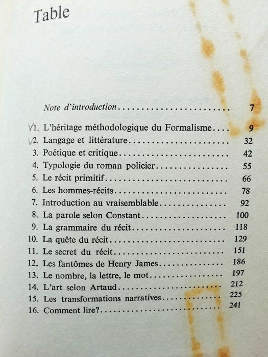 Poétique de la Prose - Tzvetan Todorov