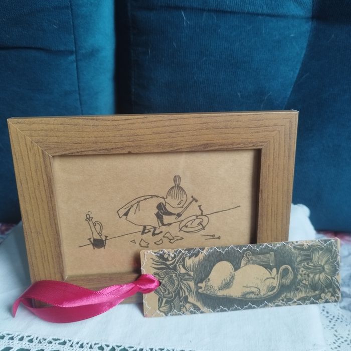 Ramka vintage z ilustracją 10x15cm gratisu