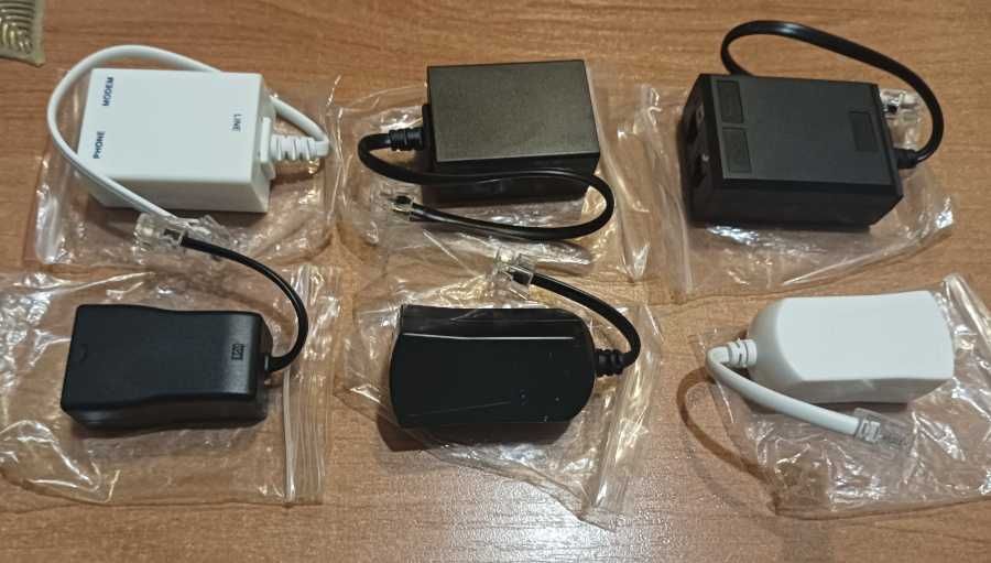FILTR ADSL do telefonu 5 sztuk