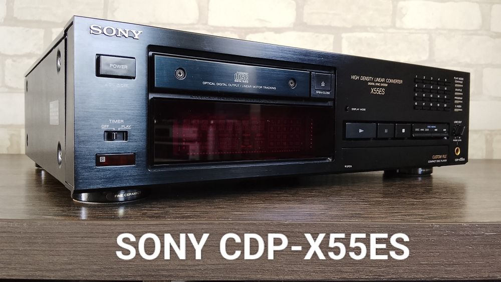 SONY CDP-X55ES Compact Disc Player 1989-91