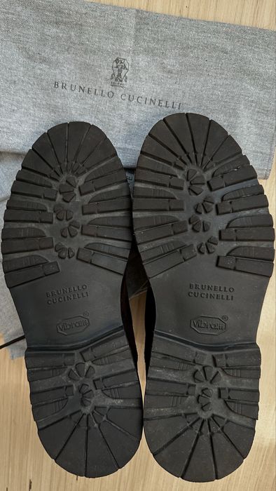 мужские туфли дерби Brunello Cucinelli 43,5 оригинал